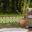 10 panneaux de clôture et bordures de jardin décoratifs pour chiens 24 po (H) x 10 pi (L)