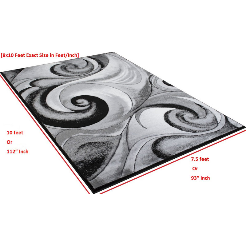 Tapis brun Alianna, Rectangle 7 pi 5 po x 10 pi 5 po