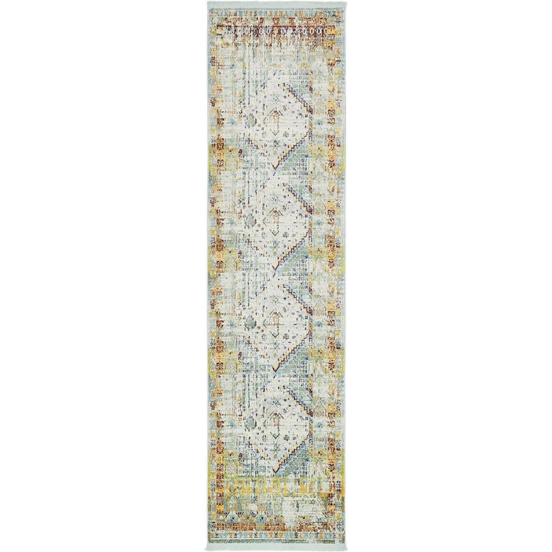 Oriental Indoor Rug, Runner 2'7" x 10'