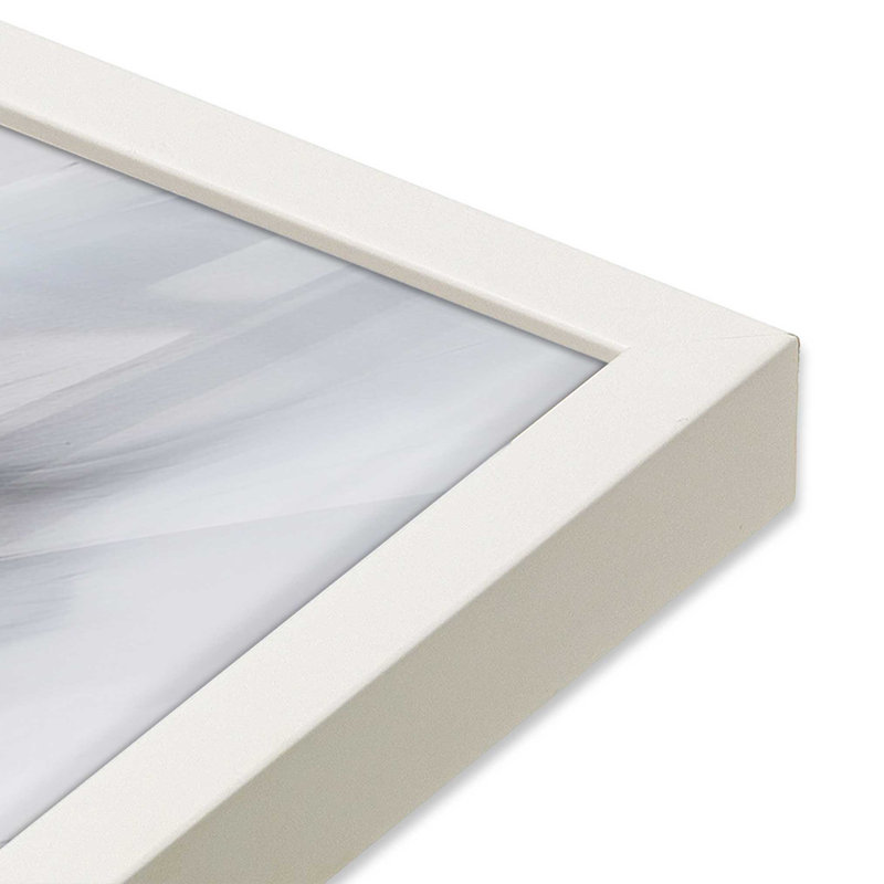 Impression Ethereal Smoke Dance III, Cadre opaque blanc, H 17 po x l 13 po