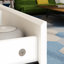 Commode double en bois manufacturé et solide 18 tiroirs Janeiya -1665937724