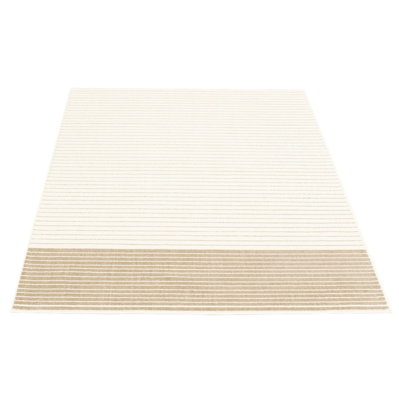 Tapis abstrait gris tissé à la machine en gris / rouge, Rectangle 5 pi 3 po x 7 pi 3 po