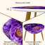 Ensemble de 2 tables basses gigognes Triangle