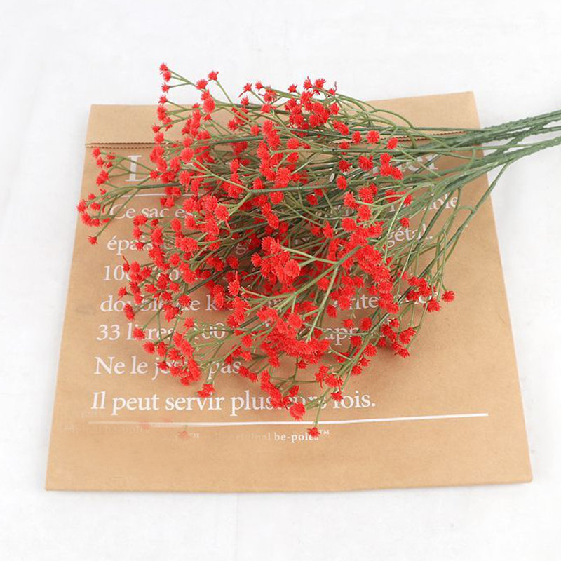 Arrangement floral Baby's Breath, Rouge, H 23,63 po x l 3,9 po x P 3,9 po