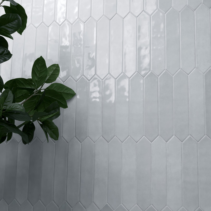 MSI Renzo Glossy Ceramic Picket Wall Tile, Sky