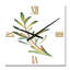 Horloge murale à feuilles et branche de romarin-876435588