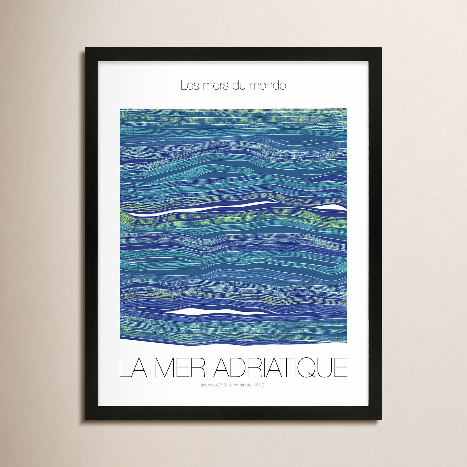 Adriaique by Jacques Pilon, 20" H x 16" W x 1.25" D