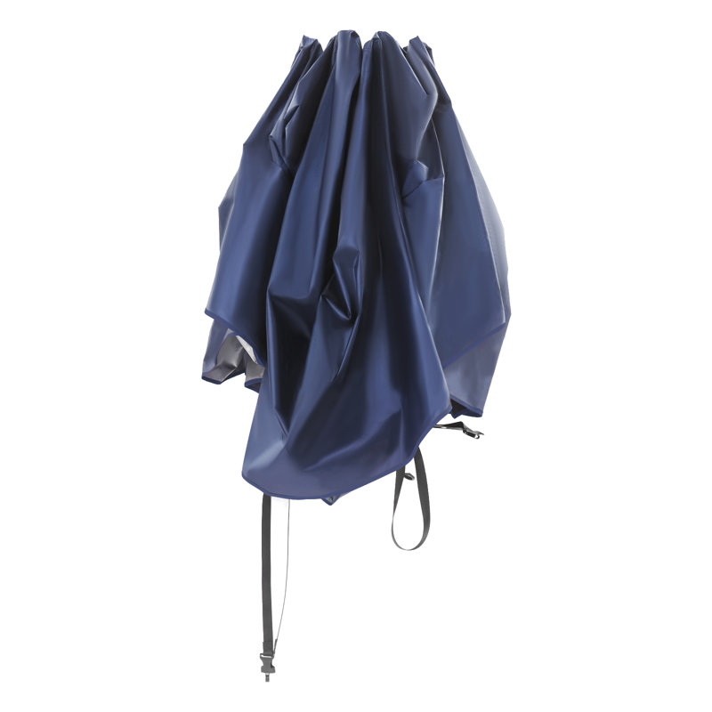 Portable Car Canopy Cover Awning, UV-Resistant Roof Tent for Sedan & SUV with Sunroof, Navy Blue, 14.4' W x 6.7' L