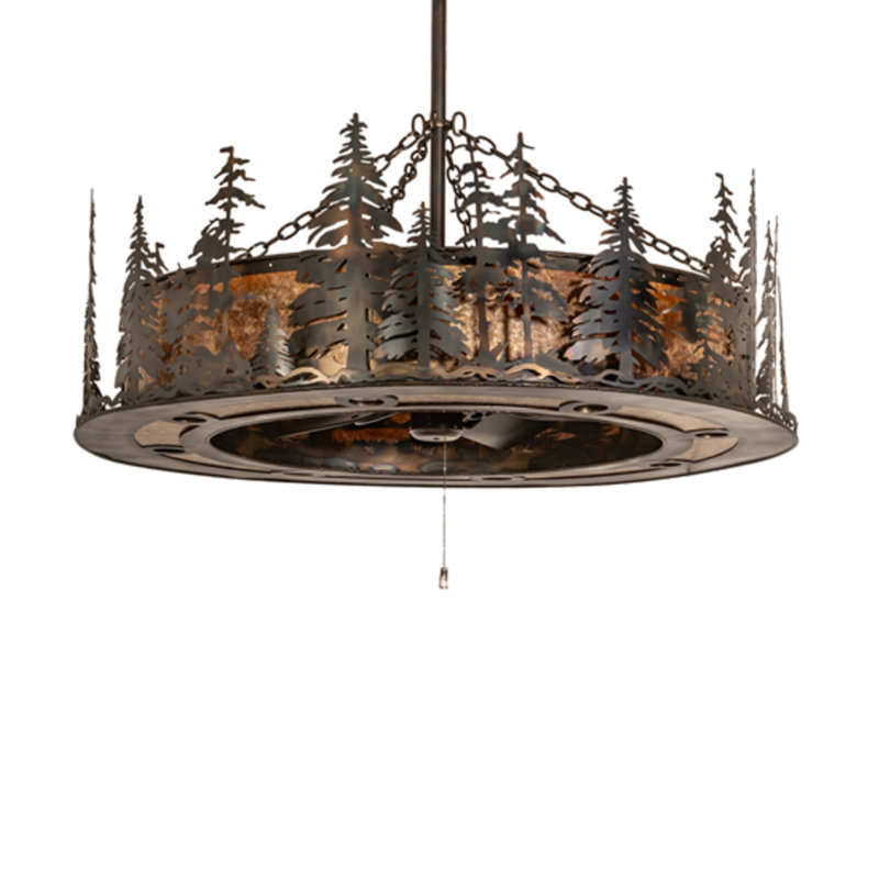Tall Pines Downrod Ceiling Fan