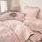 Cute Polka Dot Ruffles Microfiber Duvet Cover Set-123266358-123266361