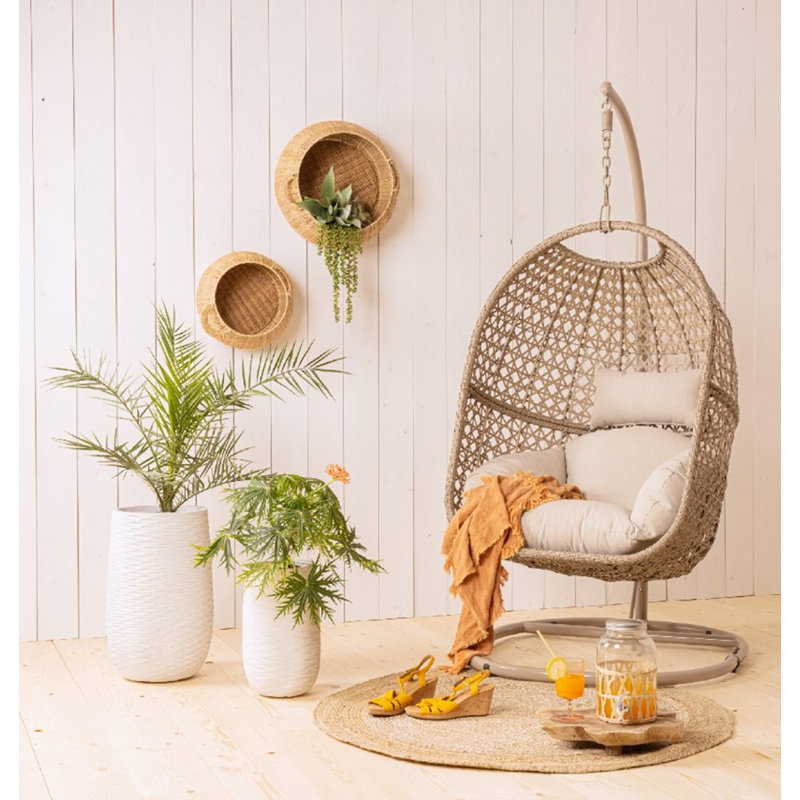 Fauteuil à suspendre Royan, Tanné, Brun