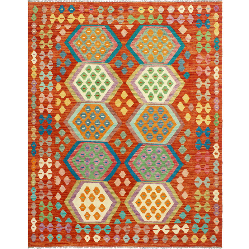 Flatweave Omar Red Rug