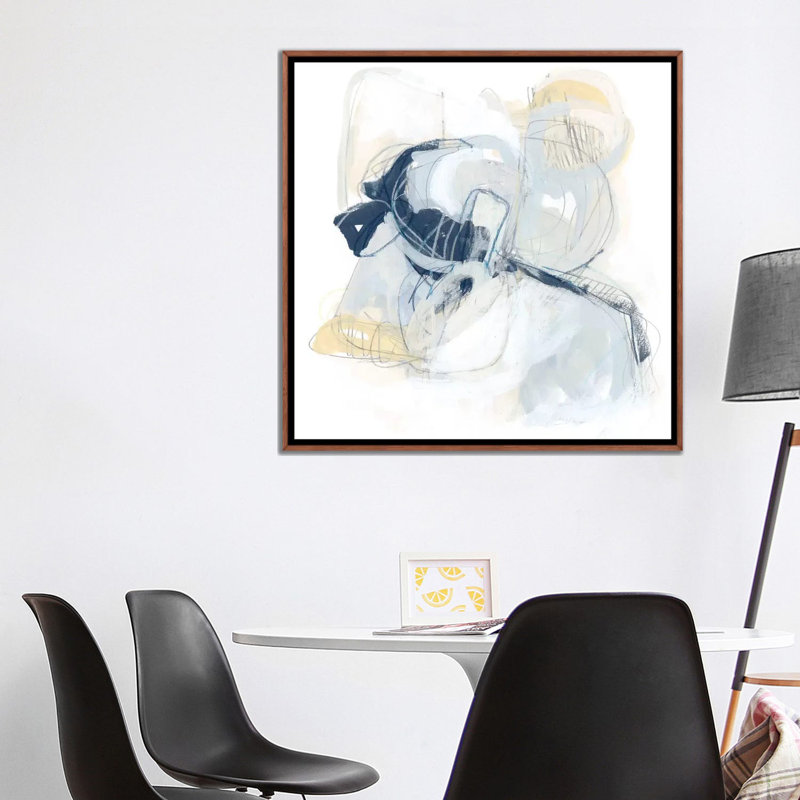 «Ciudad III», reproduction d'art sur toile encadrée, Toile à cadre flottant sans passe-partout, Brun, H 37 po x l 37 po