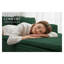 Canapé-lit inclinable 47 po en velours côtelé avec support à ressorts ensachés, siège simple rembourré vert