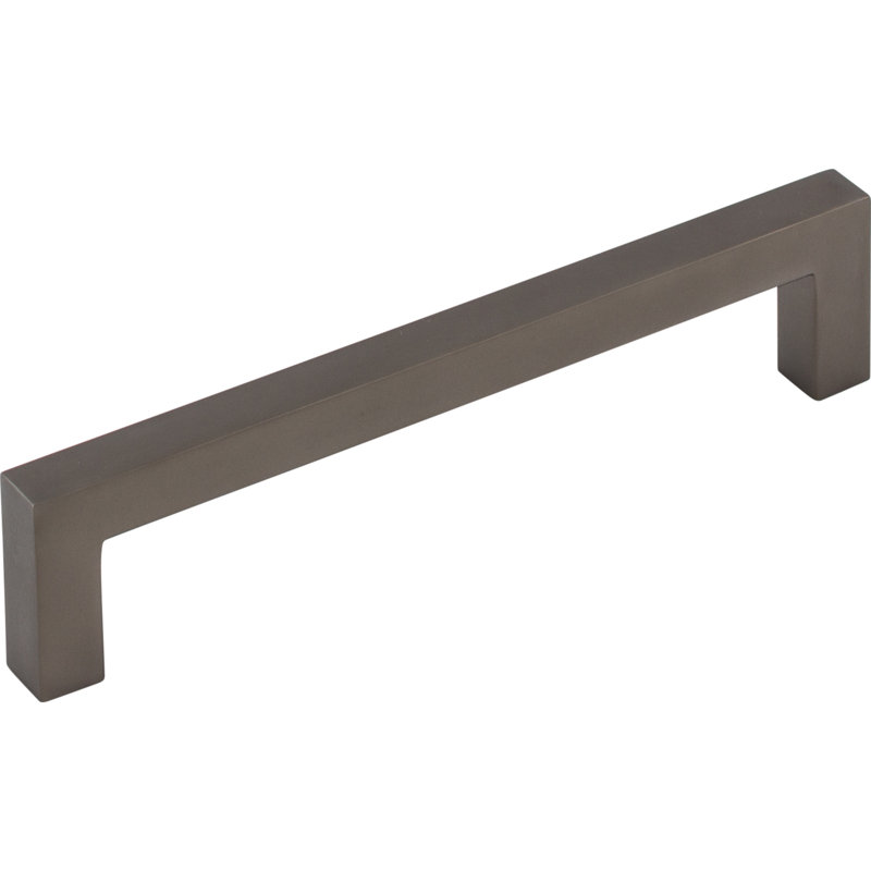 Square Bar pull, Ash Gray, 6 5/16" Center to Center