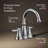 Bellera Centerset Bathroom Sink Faucet, 1.2 Gpm-75217952