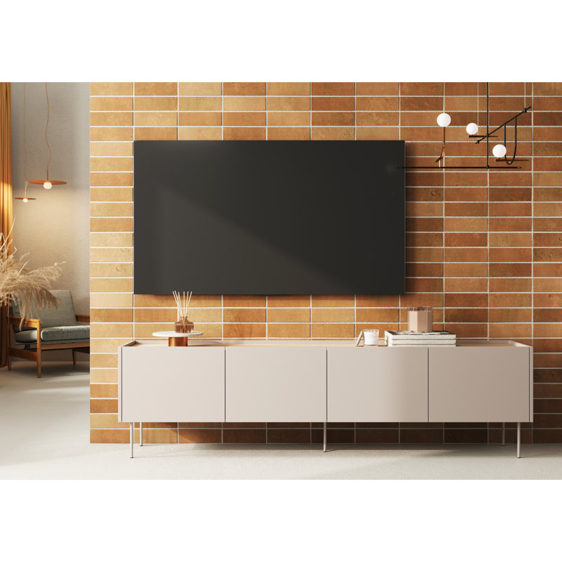 Camarie TV Stand for TVs up to 55", Cashmere