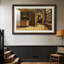 La vieille auberge 'Het Loodshuis' à Anvers, 1877 - Henri de Braekeleer - Impression personnalisée encadrée-389894764-389894776-389895040
