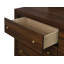 Commode 6 tiroirs et miroir noyer