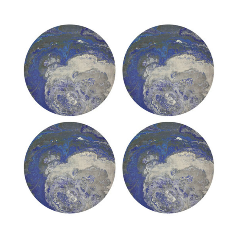 Agate Sodlaite Pebble 16" Vinyl Placemat, Sodalite