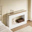 Console avec rangement ouvert