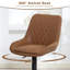 Upholstered Adjustable Height Counter Stool-983567170
