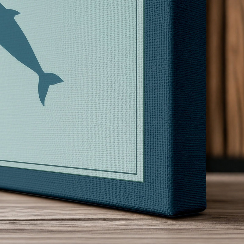 Print, 18x12 - 45.7 x 30.5 cm, Teal Border