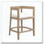 Tabouret de comptoir en bois d'hévéa-881432505