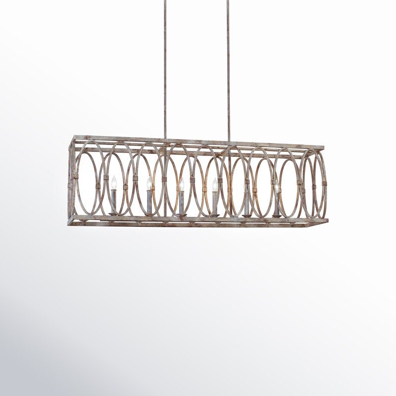 Luminaire suspendu pour îlot de cuisine 6 lumières Alverstone