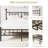 42" High Platform california king bed frame with Headboard, metal bed frame Contemporary Style, Minimalist, High Load Capacity, No Box Spring Needed, No Wobble-1054757688