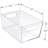 X-Large Organizer Storage Tote Bin with Handle 13"W x 9.5"D x 6.5"H, 4-Pack