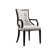 Upholstered Solid Wood Arm chair