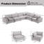 Canapé modulaire rembourré avec coussins Nuccio-131635746