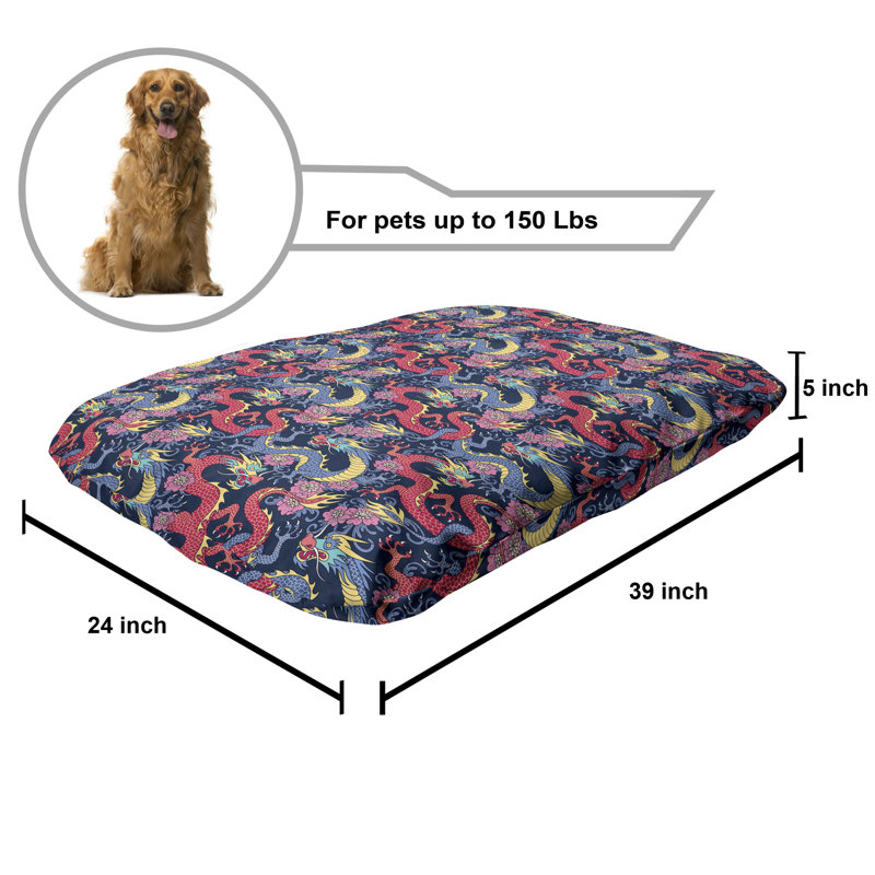 Multicolore, lit pour chien Ambesonne Dragon