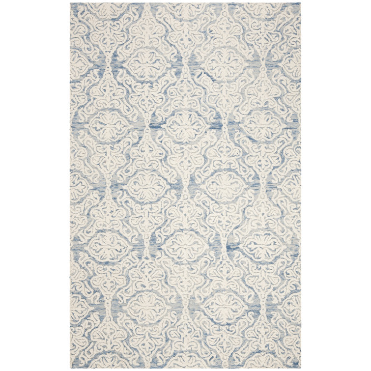 Davyan Hand Tufted Wool Ikat Rug