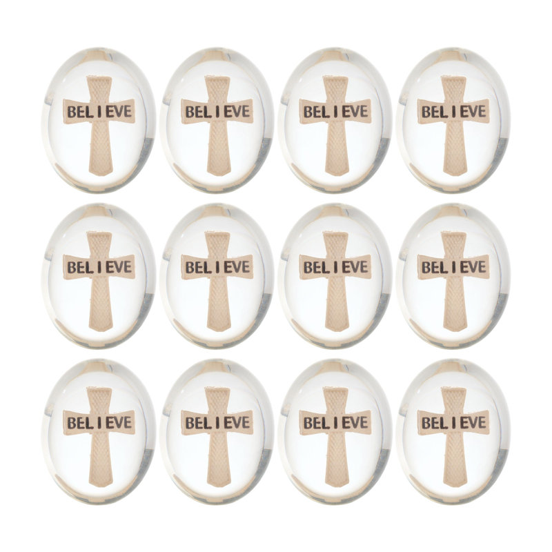 Ensemble de 12 pierres Believe Cross