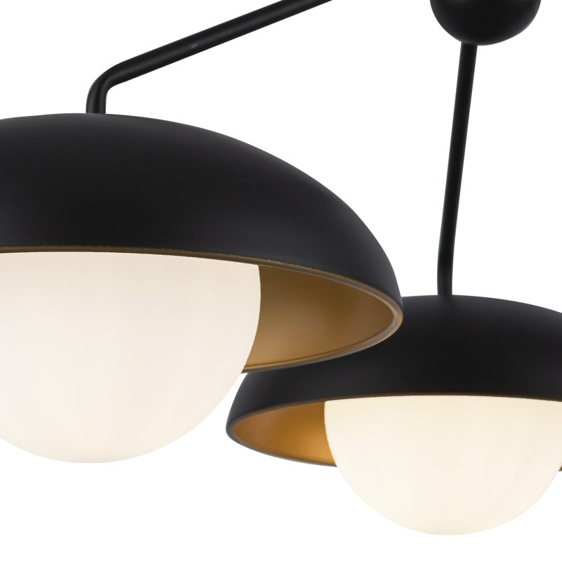Alessia 3 - Light Sphere Chandelier, Matte Black