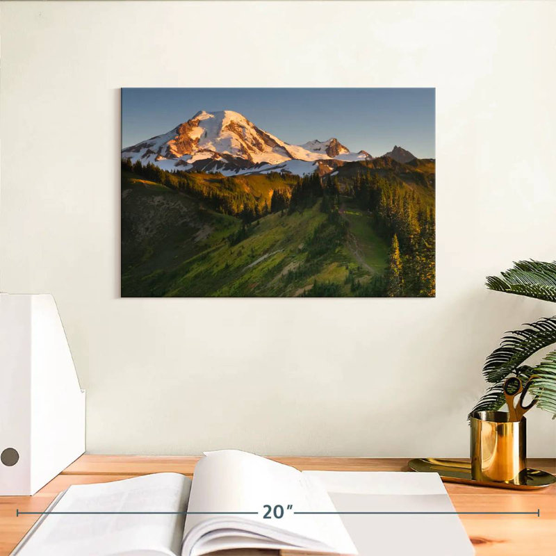 Alvord Sunrise Over Mt. Baker, H 8 po x l 12 po