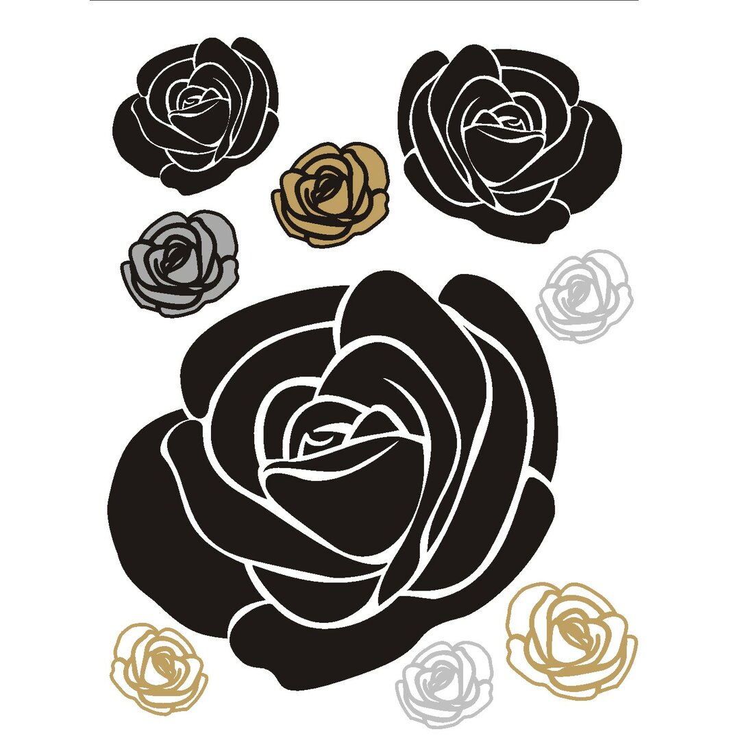 Wandtattoo Roses