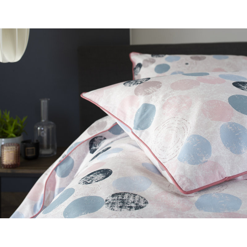 Cotton Dots Duvet Cover Set with Pillowcases, Super King - 2 Standard Pillowcases
