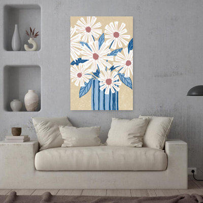 Contemporary Art Abstract Contemporary Wall Art by Melloi Art Prints - Wrapped Canvas Print