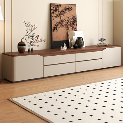 Retro Nut-Brown Manufactured Wood TV Stands