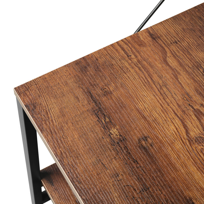 Étagère de boulanger standard en bois Milstone 23,6 po avec micro-ondes