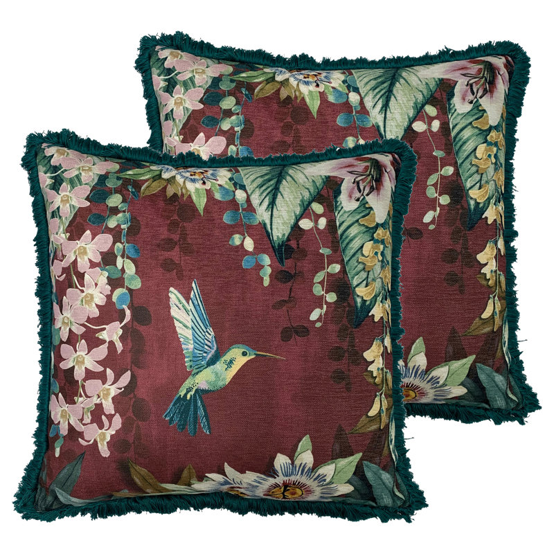 Floral Square Cushion
