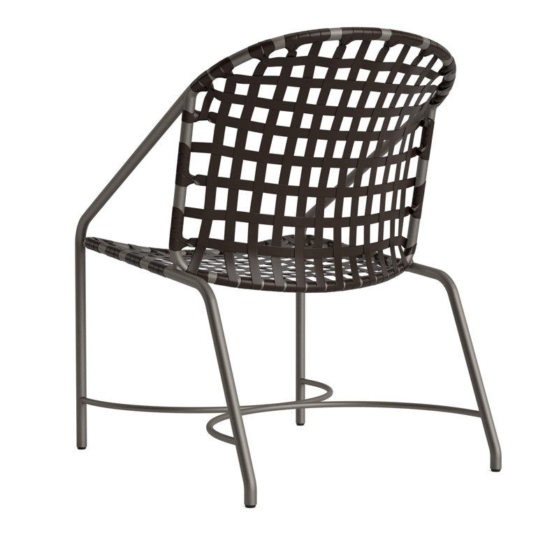 Kantan Outdoor Lounge Chair, Mica/Coffee