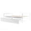 Lit plateforme simple avec deux tiroirs, blanc-2133532018