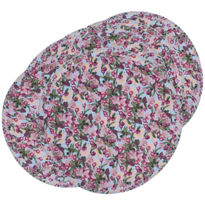 6 Round Placemats Romance is Dead