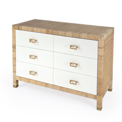 Commode double 6 tiroirs Janell