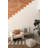 Square Cushion Lines Ochre