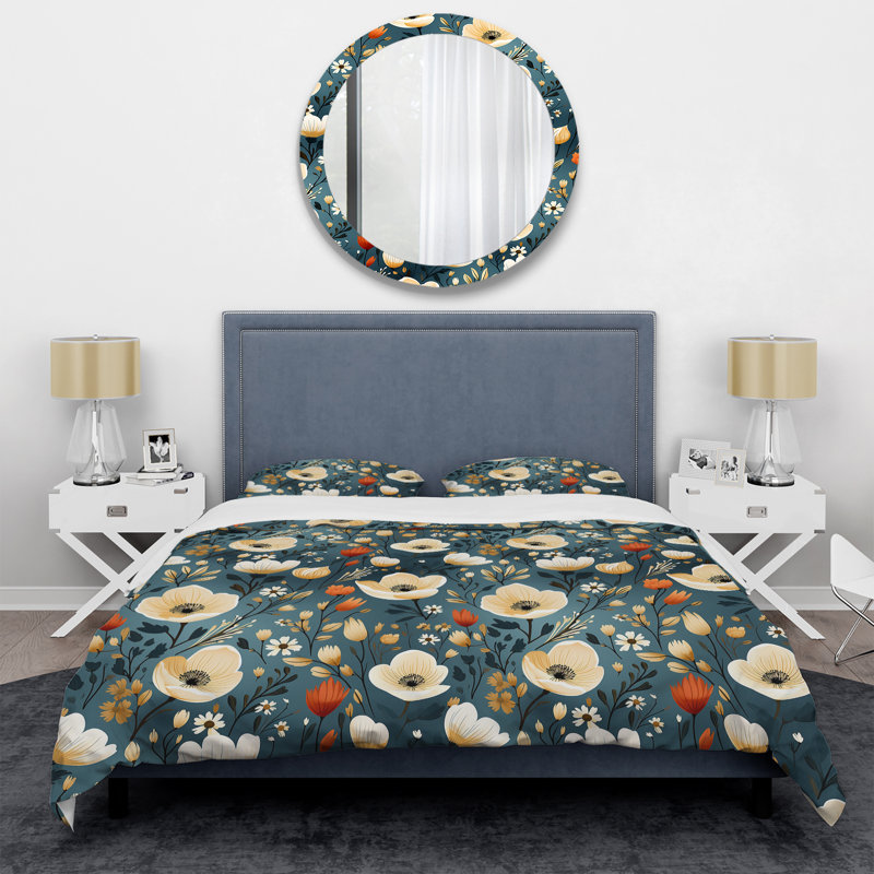 Ensemble de housse de couette Meingoldas, Housse de couette pour très grand lit et 2 très